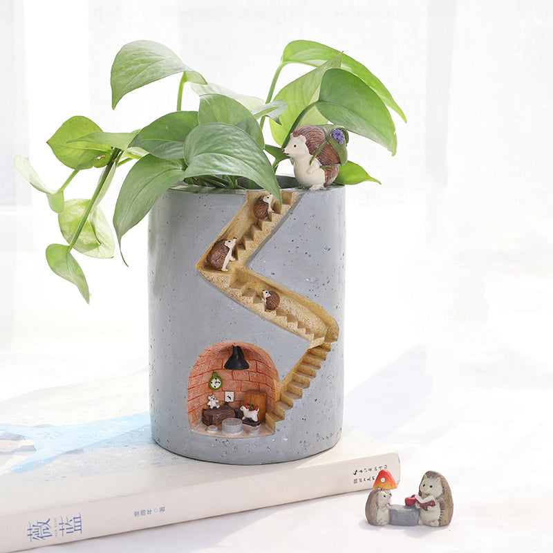 Cartoon Succulent Flower Pot - Sugar & Eddie