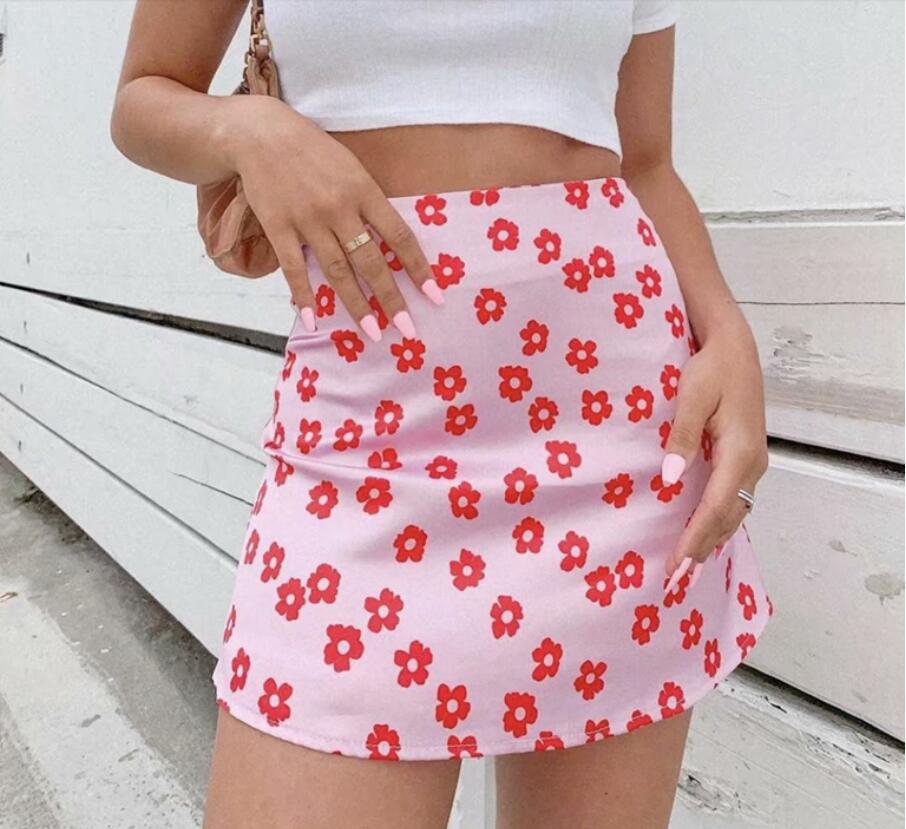 Flower Mini Skirt - Sugar & Eddie