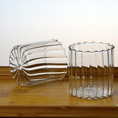 Corrugated Glass Cup - Sugar & Eddie