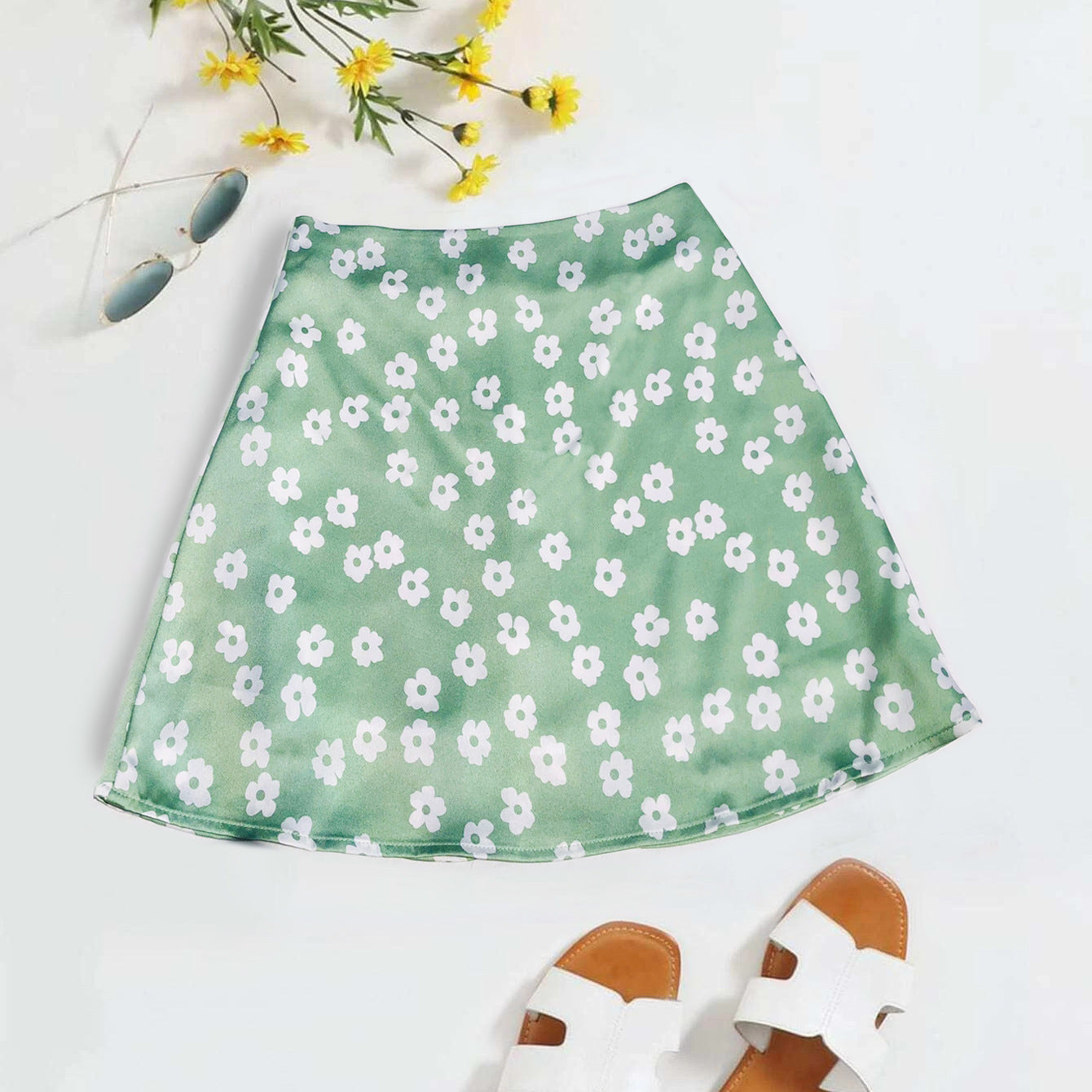 Flower Mini Skirt - Sugar & Eddie