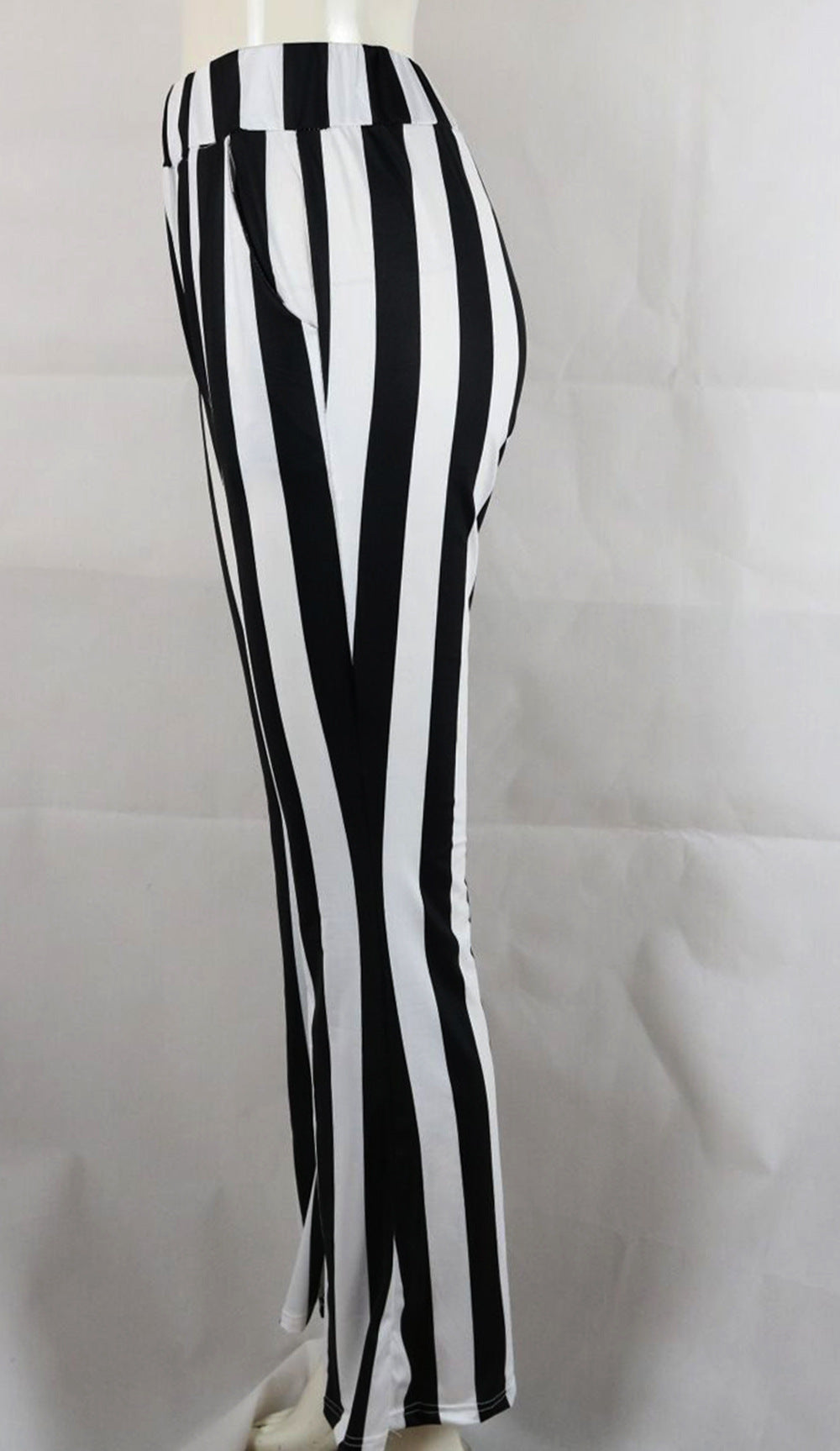 Striped Bell Bottom Pants - Sugar & Eddie