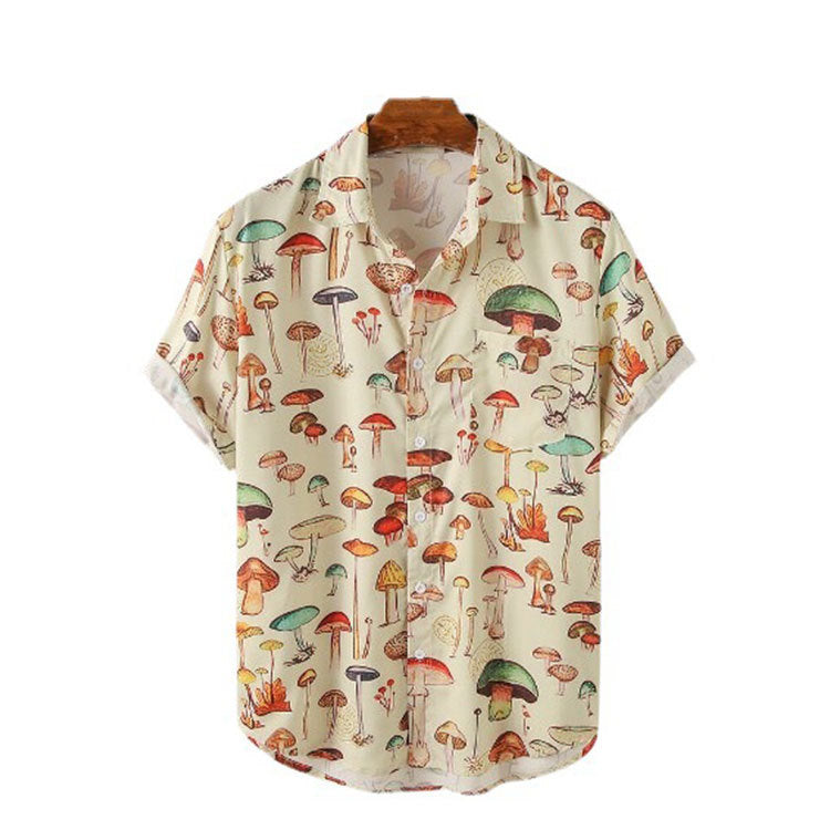 Mushroom Button Up - Sugar & Eddie