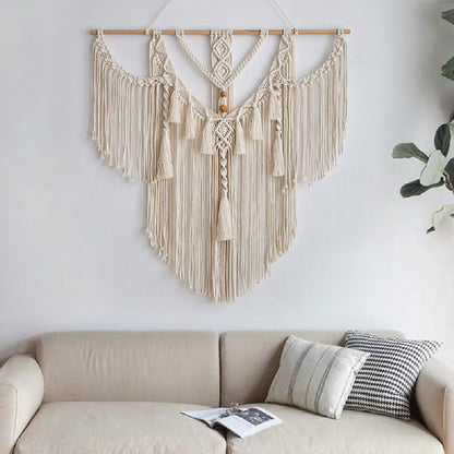 Handmade Cotton Rope Tassel Tapestry - Sugar & Eddie