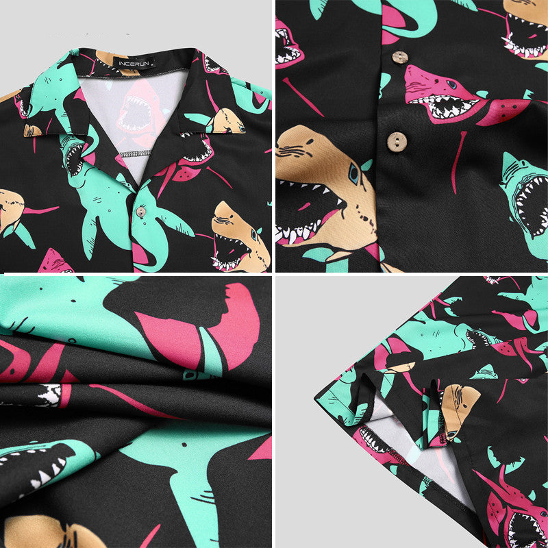 Shark Beach Shirt - Sugar & Eddie