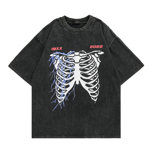 Skeleton Print T-Shirt - Sugar & Eddie