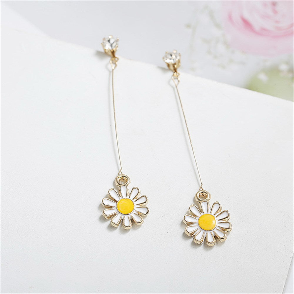 Daisy Drop Earrings - Sugar & Eddie