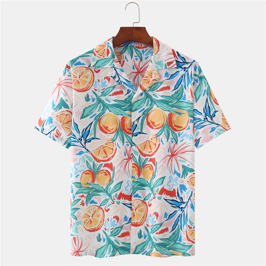 Oranges Button Up Shirt - Sugar & Eddie