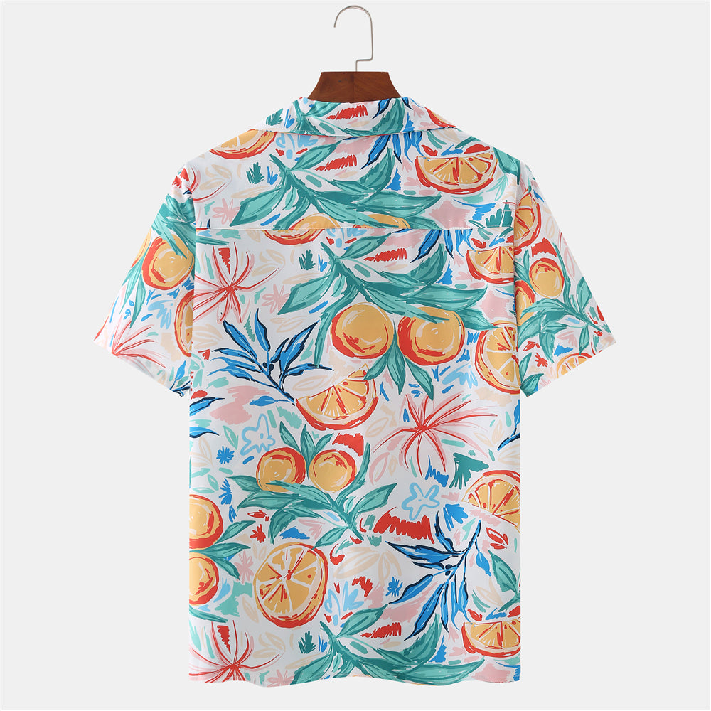 Oranges Button Up Shirt - Sugar & Eddie