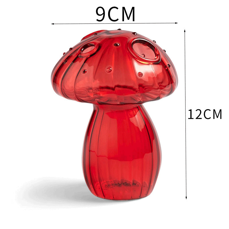 Glass Mushroom Vase - Sugar & Eddie