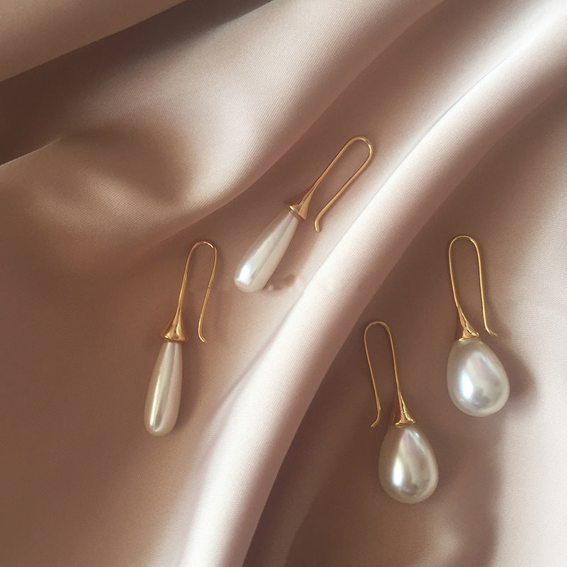 Drop Pearl Earrings - Sugar & Eddie