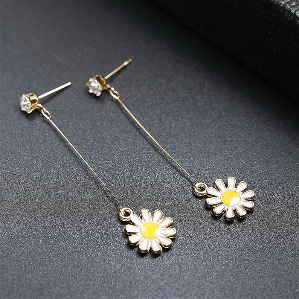 Daisy Drop Earrings - Sugar & Eddie