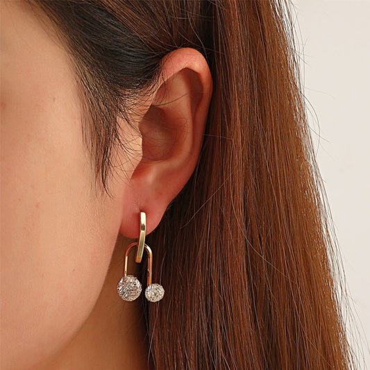 Hollow Small Gold Ball Earrings - Sugar & Eddie