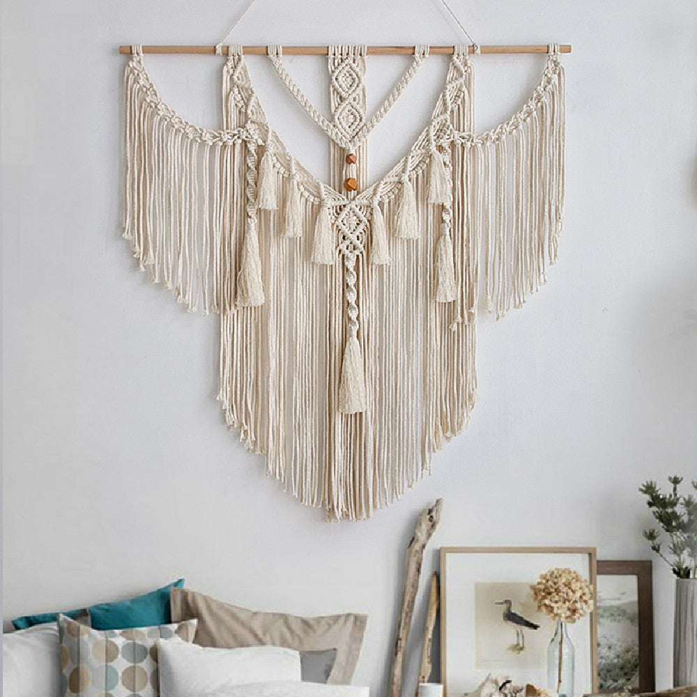 Handmade Cotton Rope Tassel Tapestry - Sugar & Eddie