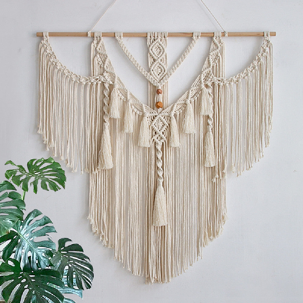 Handmade Cotton Rope Tassel Tapestry - Sugar & Eddie