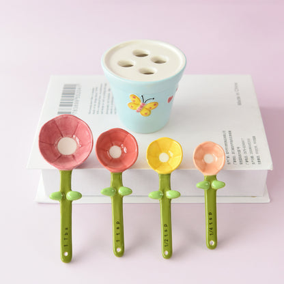 Flower Measuring Spoons - Sugar & Eddie