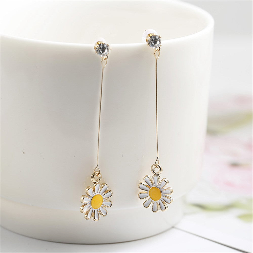 Daisy Drop Earrings - Sugar & Eddie