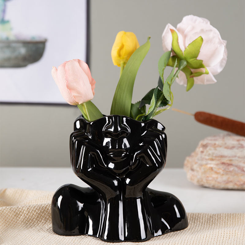 Sculpture Flower Vase - Sugar & Eddie